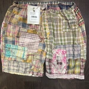 Magnolia Pearl Multicolor Patchwork Shorts Gently worn wtags